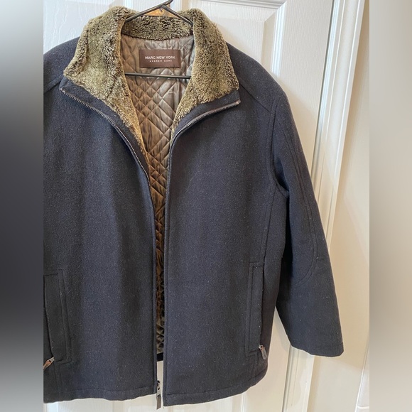 Marc New York Sherpa lined full zip fleece Jackets men’s size Large - Picture 4 of 11